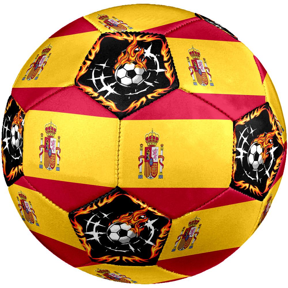 1pc Spanish Sports Theme Size 5 Soccer Ball Professional Match Training Football Indoor &Outdoor Sports Ball Lightweight Durable C6644