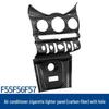 Tantan Carbon Fiber Center Console Frame for BMW Mini - Dry Carbon Interior Modification