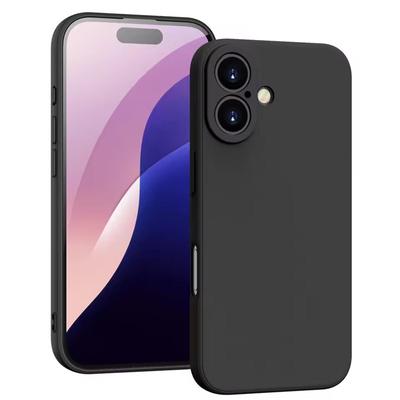 Custodia in Silicone Liquido per Telefono per iPhone 16 15 14 13 12 11 Pro Max Plus Mini XS XR Morbida Protettiva Antiurto Cover Case