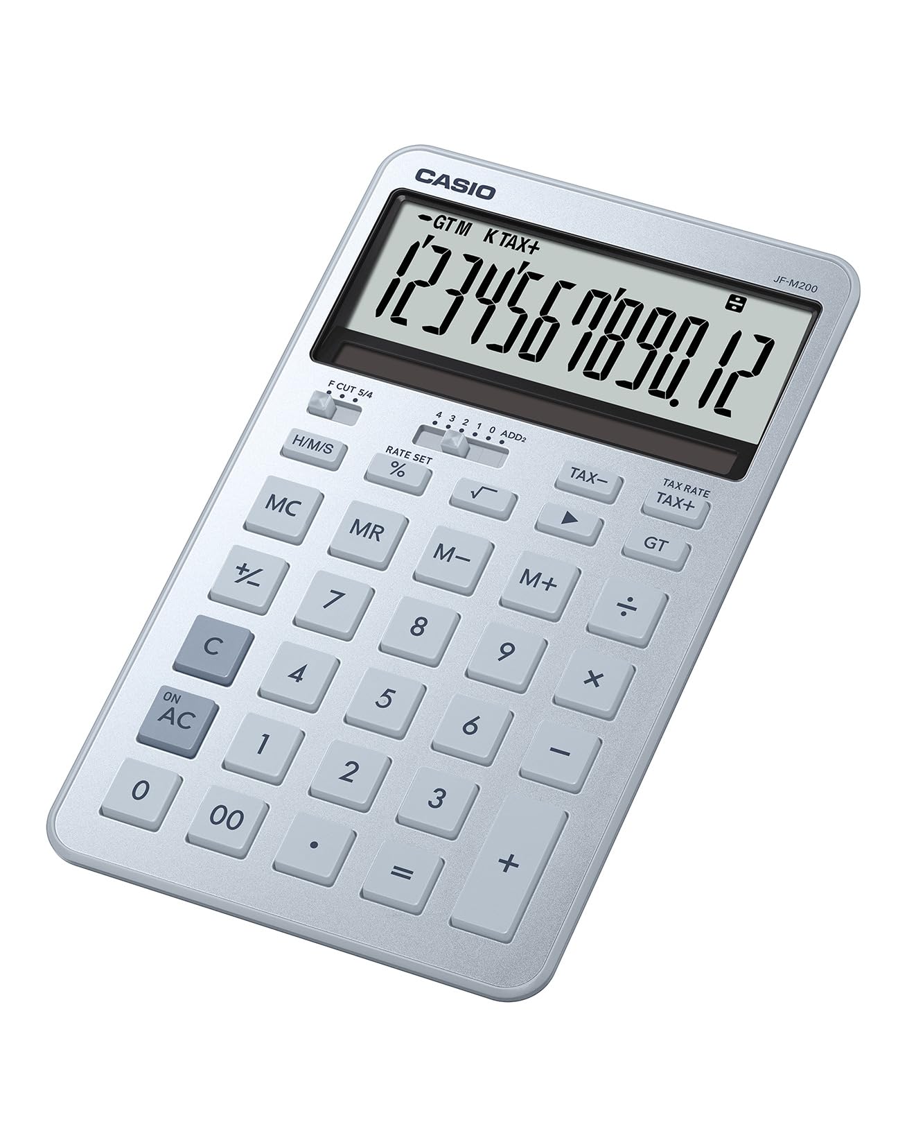 

Casio Designer Just Ice 12 Calculator, Type, Stylish, Blue, Digits, JF-M200-BU-N