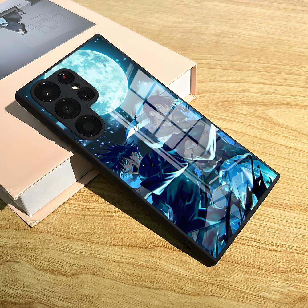 Toji Fushiguro Anime Phone Case For Samsung S24 Ultra S25 S23 S22 S20 Fe S21 Plus A54 A24 A53 A16 A13 Glass Cover