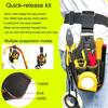Tool Pouch Holders for Electrician Carpenter Organizer Pocket Attachment Small Tool Bag Utility Bag with Multiple Pocket