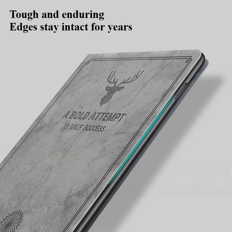 For Amazon Kindle Fire HD10 Max 11 Tablet Funda Slim Retro Folding Flip Stand PU Leather Smart Cover for Amazon Fire HD8 Series