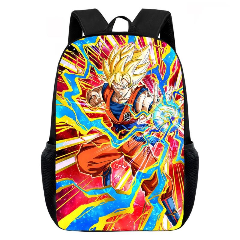 Dragon Ball Super Printed Kids School Backpack Elementary Students Lightweight Ergonomic Design
