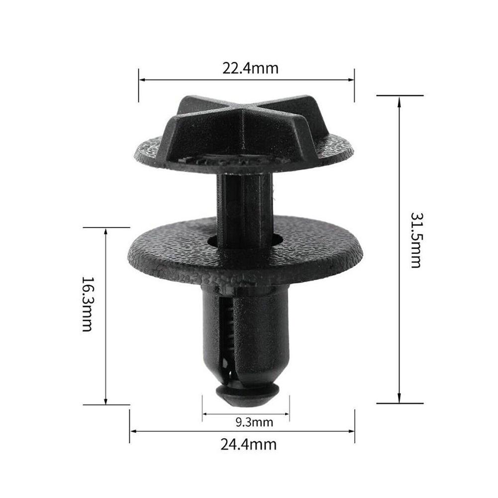 20/10 buc cleme de reținere a capacului radiatorului pentru bara de protecție pentru șuruburi pentru clema de reținere XJ XF accesorii auto