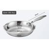 GrnArt Stainless Steel Frying Pan, Non-Stick Frying Pan, Cookware, Non-Stick, Highly Durable, Lightweight, Dishwasher Safe, Easy to Clean, Free of Har