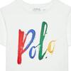Polo Ralph Lauren Kids Loose Casual Letter Print Short Sleeve T-Shirt Kids Tops White 323861480001