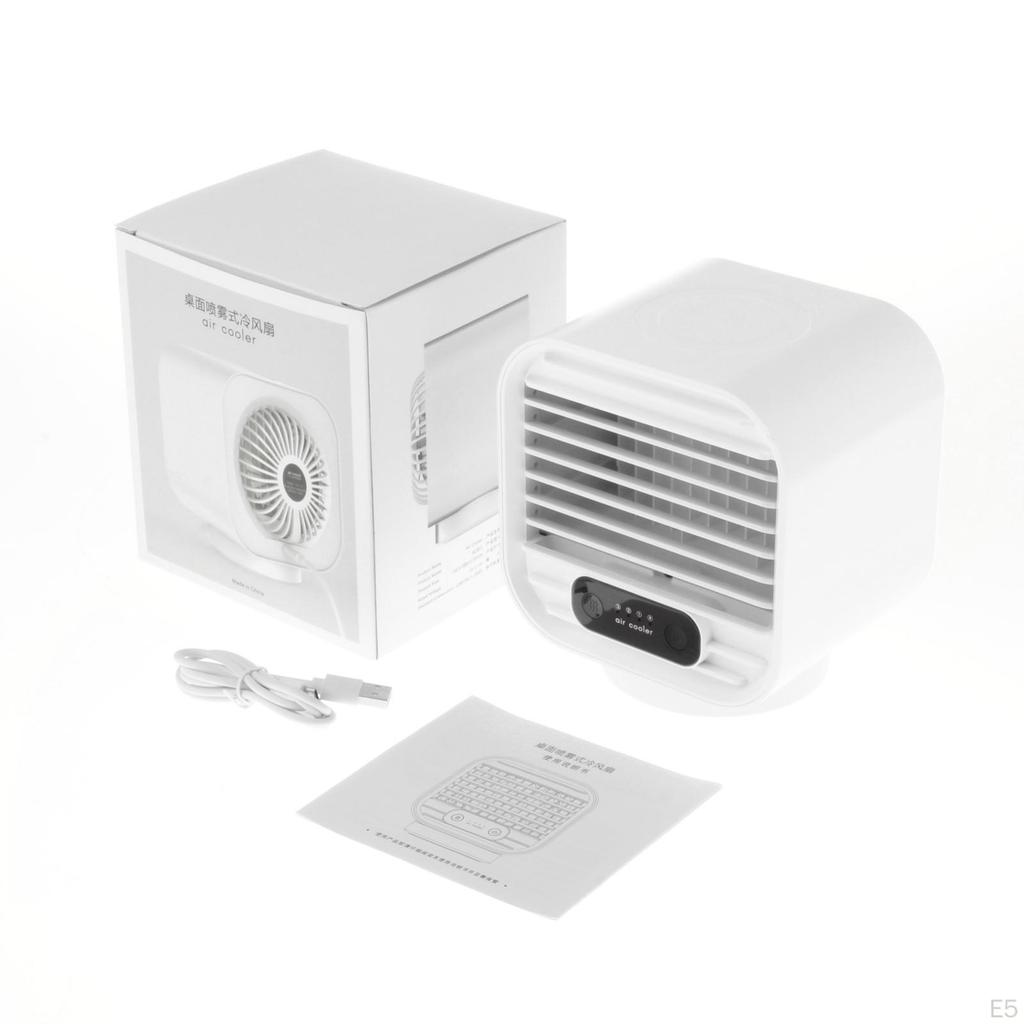 Air Conditioner Fan, Portable Cooler Desktop Fan Personal