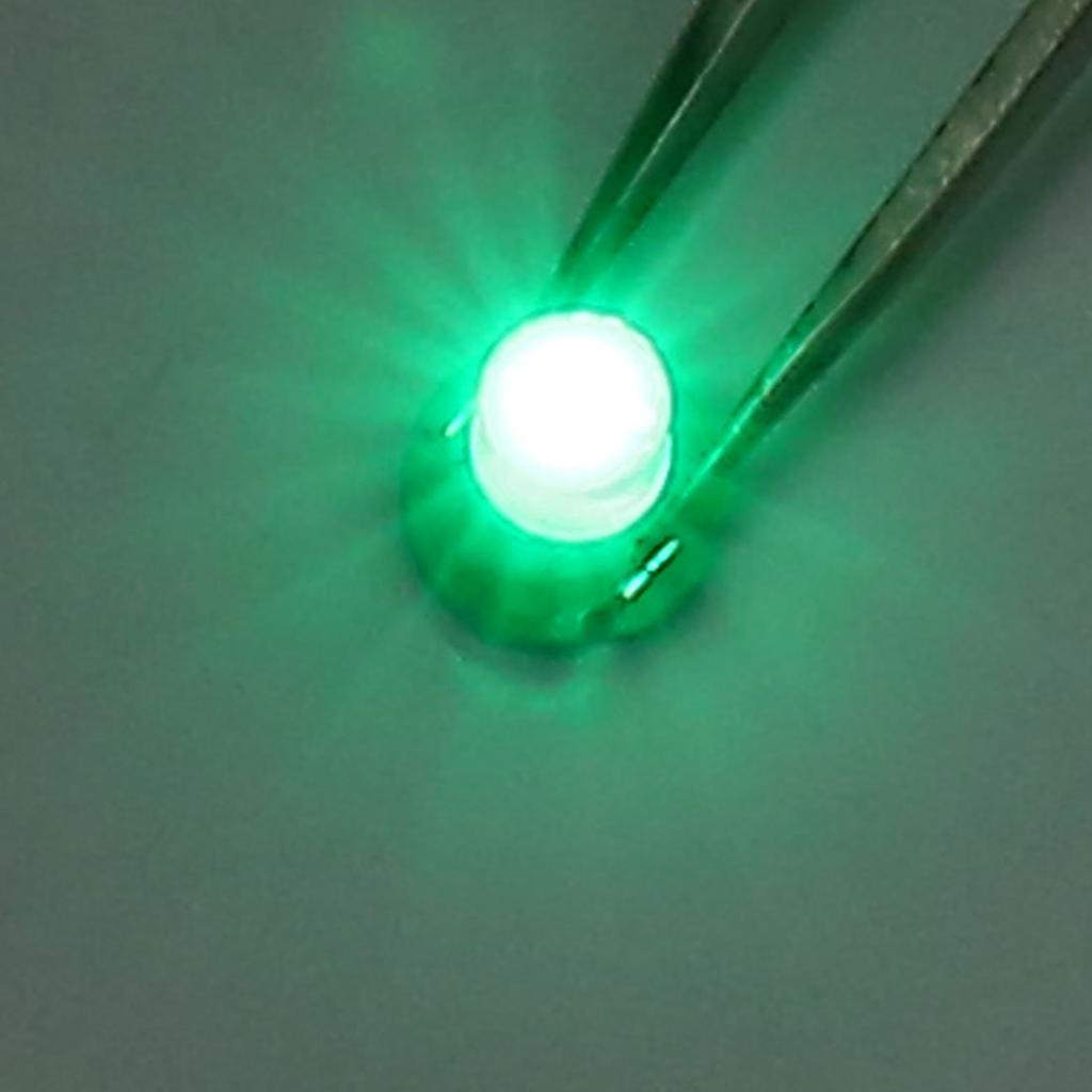 uxcell Automotive LED Light T4.2 Green LED Dashboard Panel Gauge