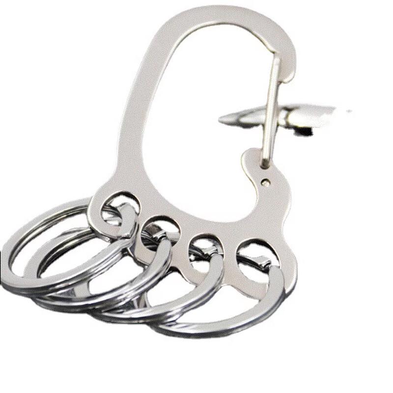 Brangdy Stainless Steel Footprint Keychain