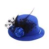 Dog Puppy Hat Headband Hat Headwear Pet Hat Fashion Decoration Top Hats Gentleman Fedora Dog Cap For Christmas Party