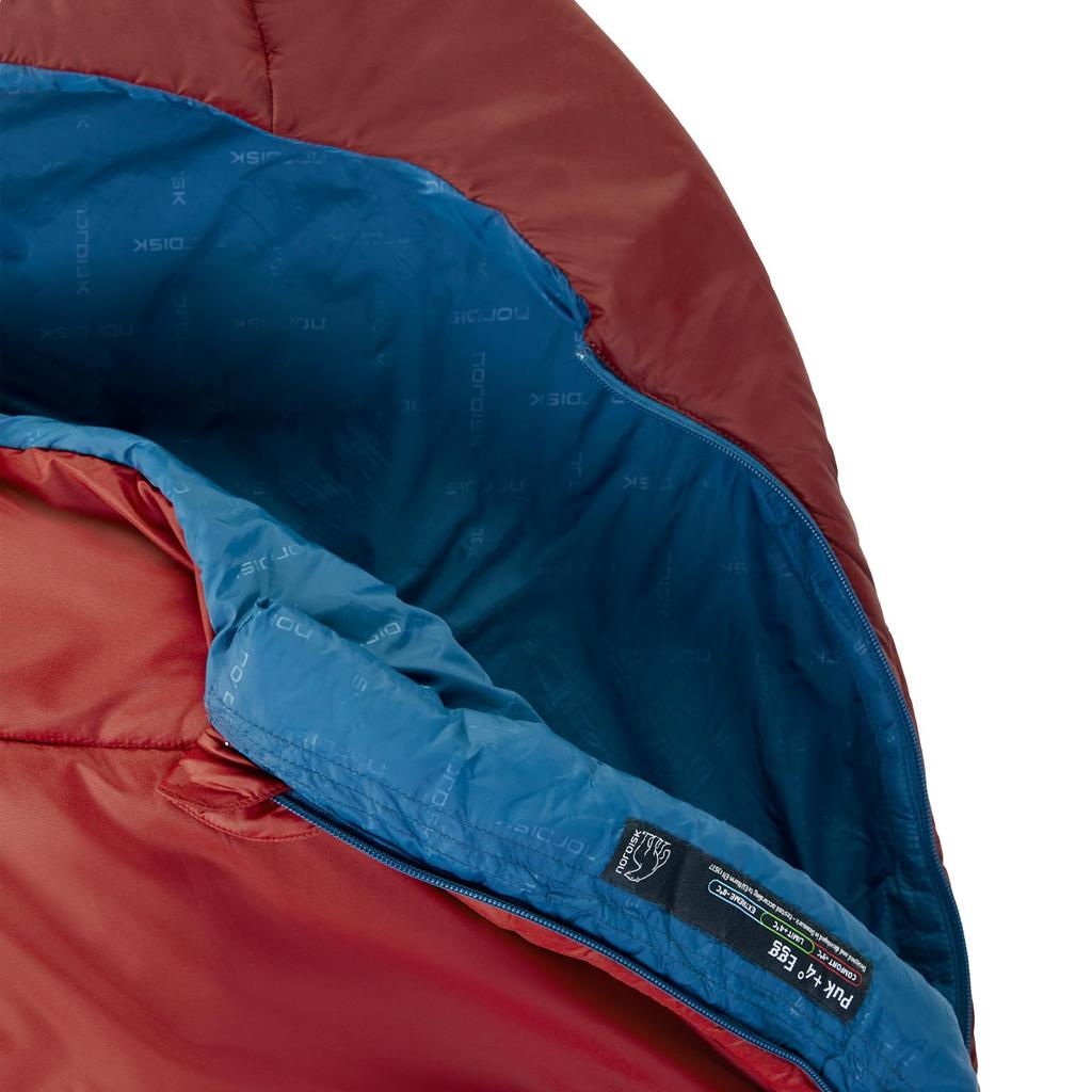 NORDISK Outdoor Camping Sleeping Bag PUK EGG L size Japanese 110349 205 x shoulder 65cm +4 [Genuine product] 85/foot