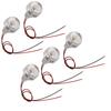 5er-Pack 1W LED-Deckleuchte DC 12V Mini Einbau-Spotlight Niedervolt-Landschafts-Bodenleuchten Gehweg