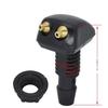 2PCS Automobile General Front Windshield Water Nozzle Washer Wiper Nozzle Jet Sprayer Sprinkler