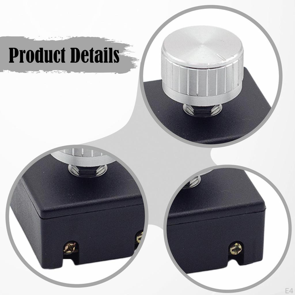 Dimmerschalter 60W-300W Zubehörteile Drehknopf Robust AC110-220V für Zuhause,