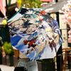 Genshin Impact Print Umbrella Automatic Opening/ Closing - Portable Foldable Design - Daily Use for Travel/Outdoor - Gift for Birthday