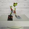 Frogs Statues for Garden Resin Mopping Frogs Figurines Outdoor Lawn Ornament Frogs Garden Statues Housewarming Gift