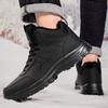Herren Freizeitsportschuhe, Winter Baumwollgefütterte modische und warme Herrenstiefel, Outdoor Wanderschuhe, Schneestiefel, Seniorenschuhe