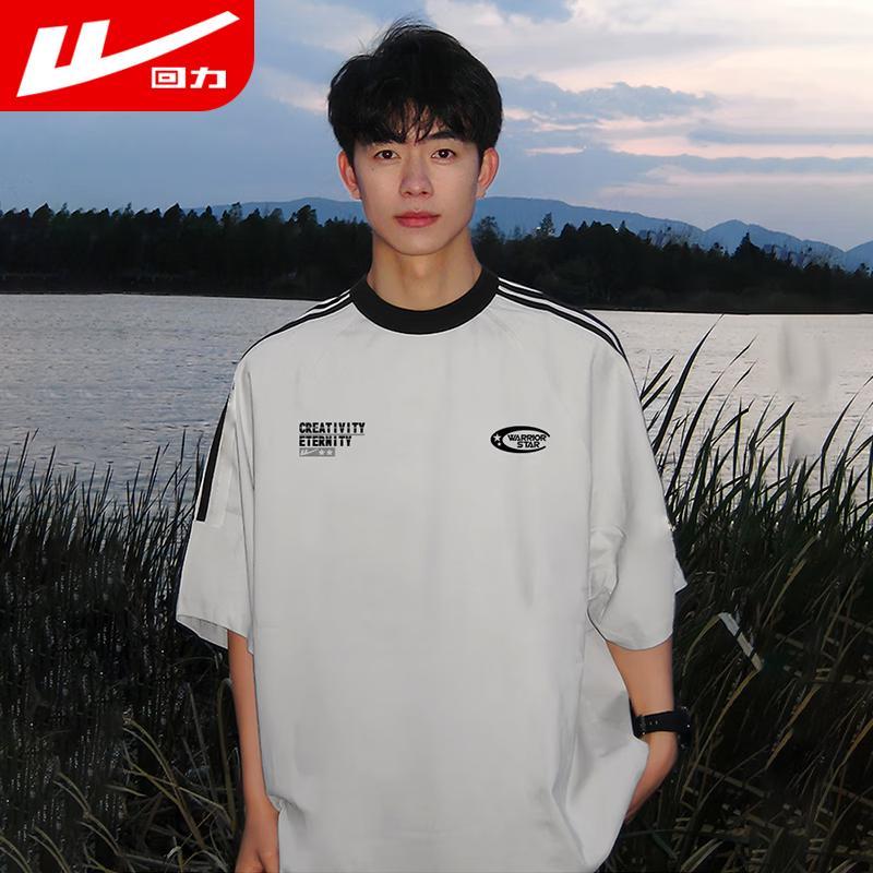 Huili Men s Casual Printed Round Neck T-Shirt 4XL