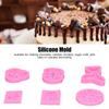 6PCS Silicone Molds Marine   Shaped Fondant Cake Chocolate Mould Decorating Tools