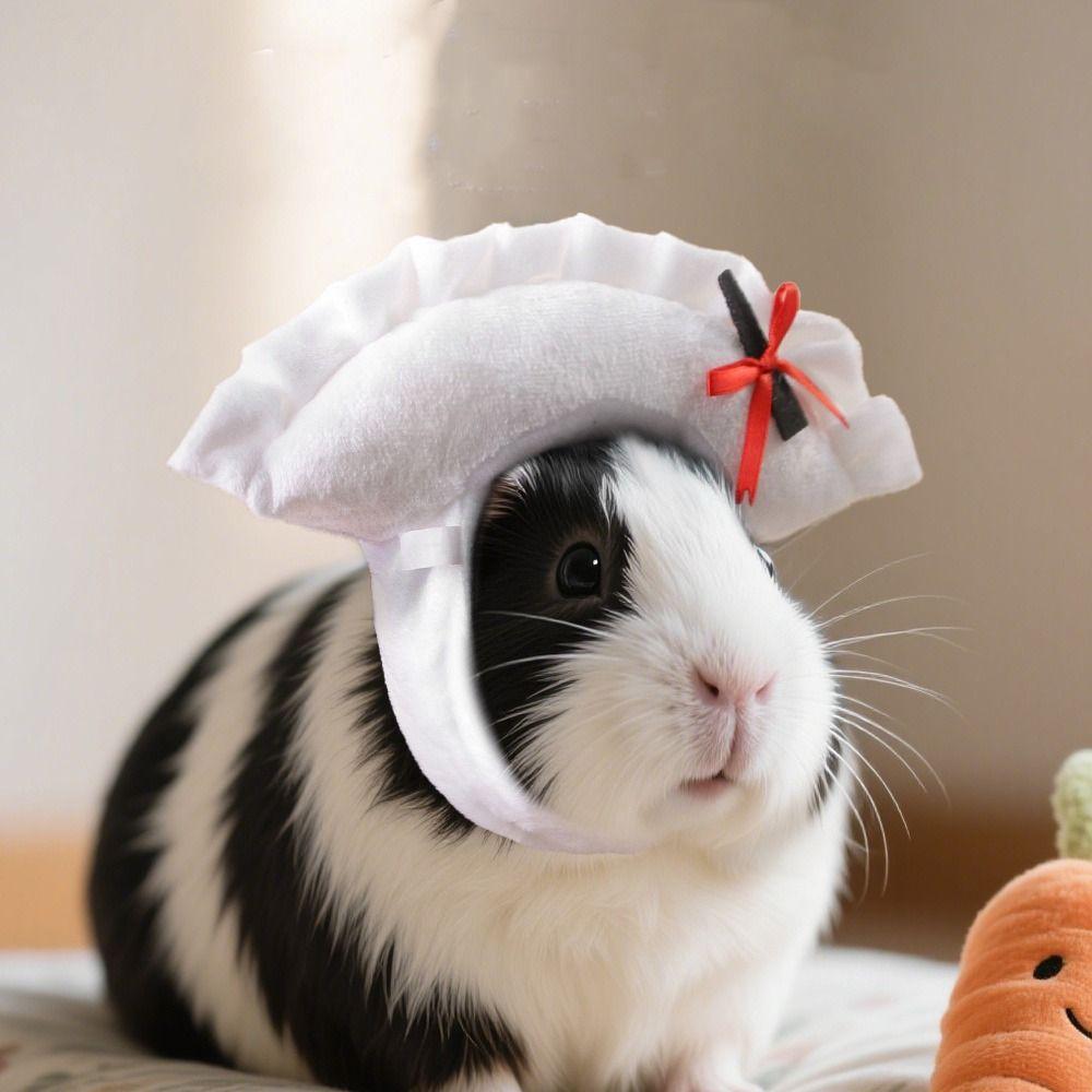 Decorative Cat Head Covers Adjustable Dog Headgear Funny Pet Dumpling Hat  Cross Dressing