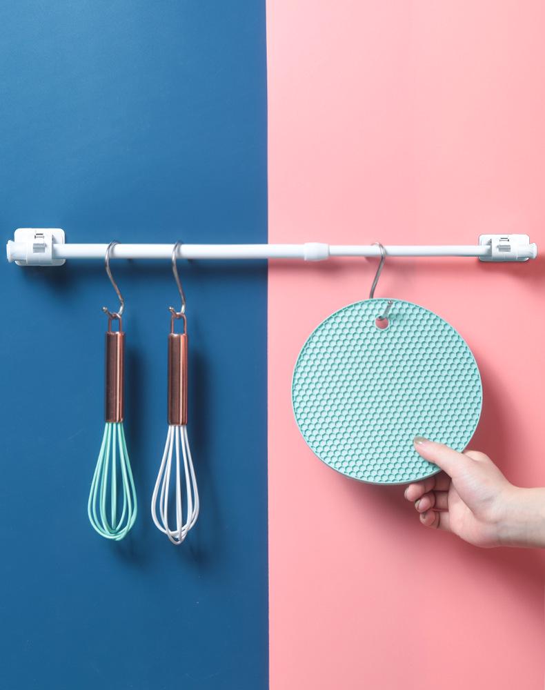 Punch-Free Telescopic Multi-Functional Shower & Clothes Drying Rod