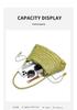 Borsa intrecciata fatta a mano: Borsa a Tote Retro alla Moda, Versatile da Portare Sottobraccio o a Spalla, Perfetta per Mamma e Bambino.