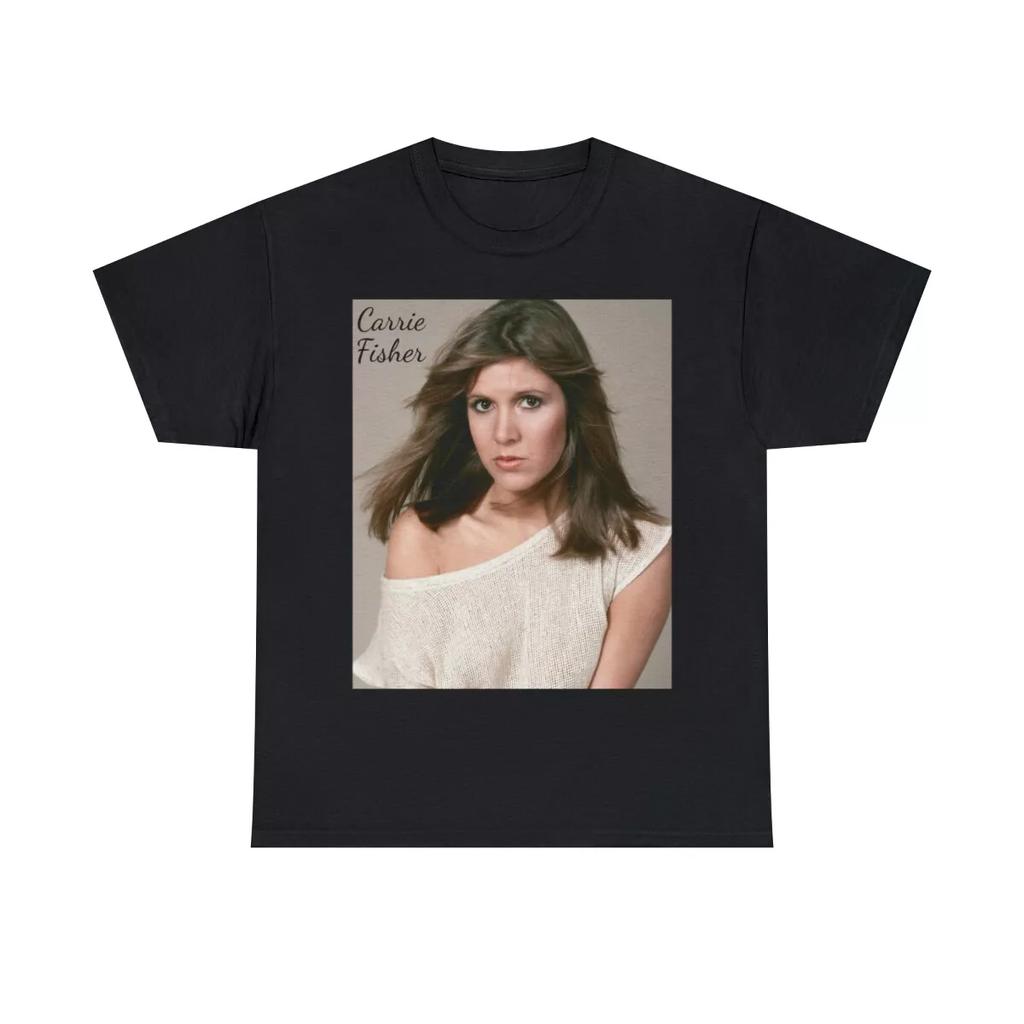 Carrie Fisher Before She Was a Princess of Star Wars Unisex Heavy Cotton Tee