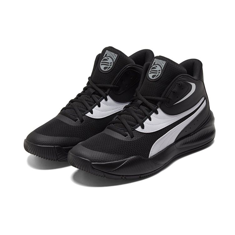 Puma Triple Mid Black White Men Sneakers 376451-09