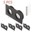 5 Pcs LED Downlight Spotlight Brackets with GU10 Lamp Holder Light Stand Adapters Lamp Shade Rings Hole Enlarge Outer Frame
