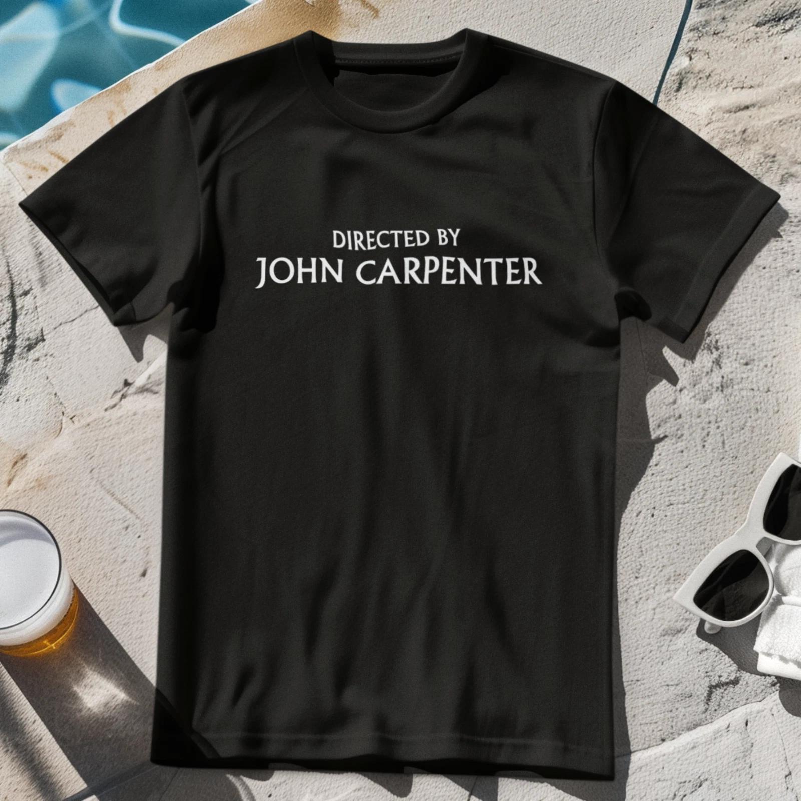 Directed by John Carpenter T-Shirt - cult film movie sci-fi horror halloween vhs XL
