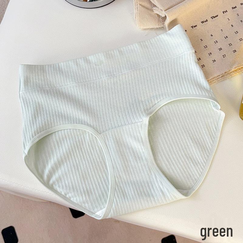 

Women s Mid-Rise Cotton Briefs: Tummy Control, High-Elastic Waistband, Antibacterial, Skin-Friendly, Comfortable, Elastic Waist, Triangle Design. XL (115-130 jin)