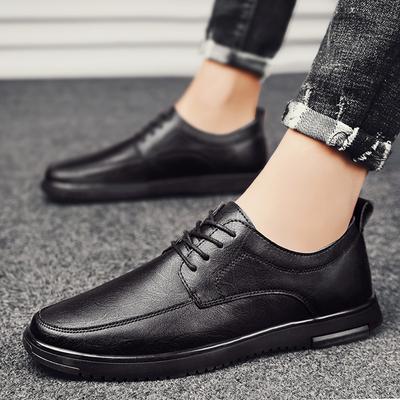 Fashion Men's Casual Shoes Genuine Leather Classic Brown Black Derby Shoes Male Comfortable Breathable Office Shoes For Men
