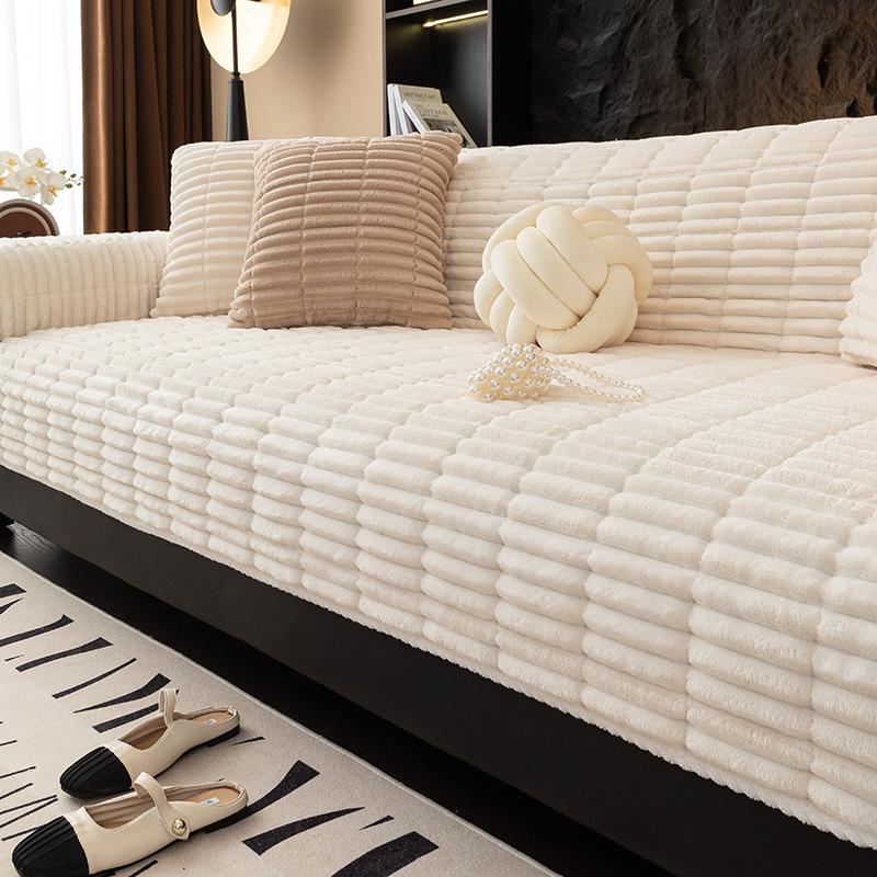 

Autumn And Winter Thickened Non-Slip Plush Sofa Cushion Thickened Warm Seat Cushion All-Inclusive Sofa Towel Cover 180*230cm