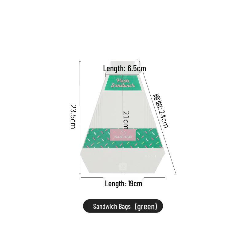 Disposable Transparent Easy-Tear Sandwich and Bread Packaging Bag