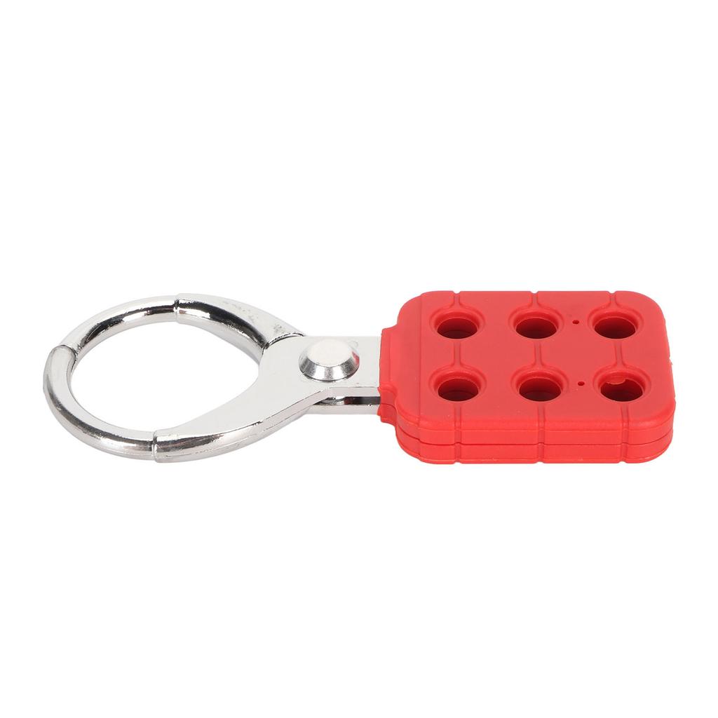Lock Out Hasp 6 Holes Aluminum Alloy Industrial Security Lock Padlock Spark Resistant Tag Out Hasp