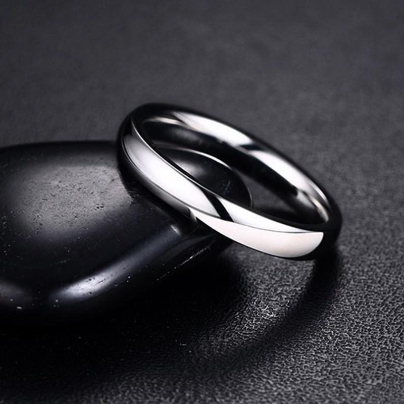 

Vnox Mens Basic Wedding Rings for Women Never Fade Color Stainless Steel Alliance Anel Unisex Accessory 6