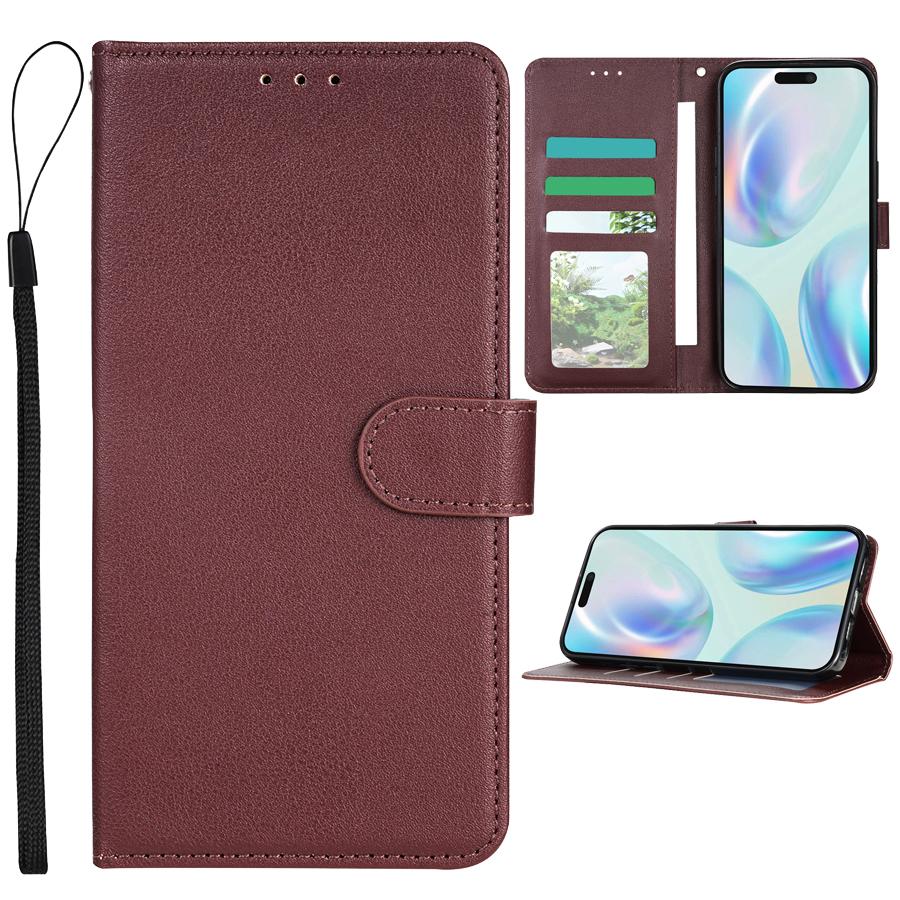 Wallet With Card Slots Classic Style Magnetic Flip Leather Case For iPhone Air 17 Pro Max 16 Plus 15 14 13 Shockproof Card Bag