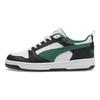 Rebound V6 White Black Green Unisex Low Top Sneakers 392328-23