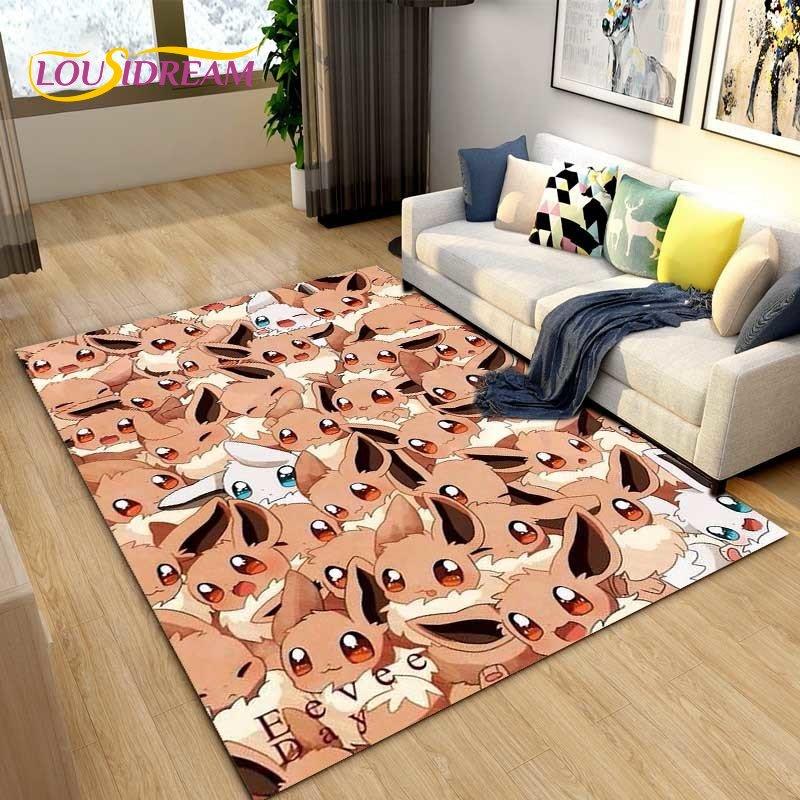 Japanese Anime Cartoon Cute Area Rug,Carpet Rug for Living Room Children's Bedroom Sofa Decoration,Kids Play Non-Slip Floor Mat