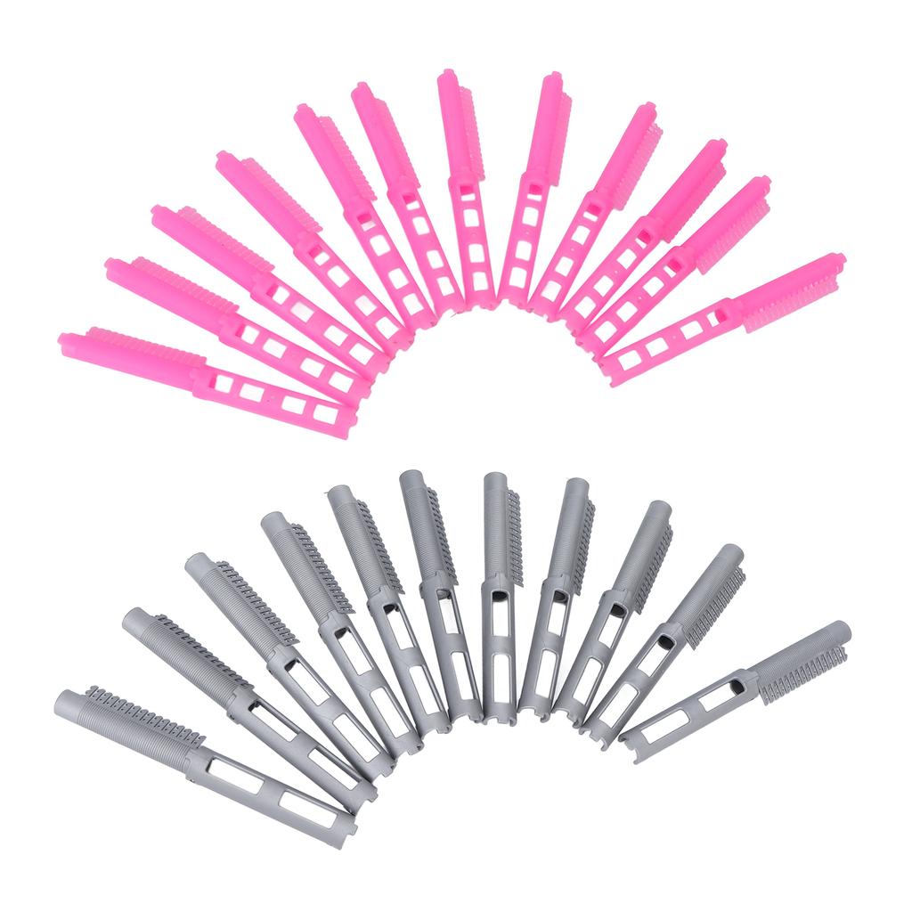 12pcs Hair Root Perm Rods Hollow Hair Perm Clip Hair Styling Accessory for Barbershop