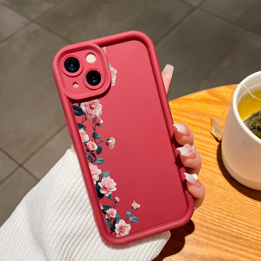 Soft Silicone Phone Casing Full Cover Camera Shockproof Protection Case for Samsung Xiaomi Redmi Poco