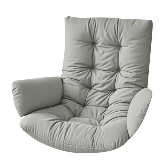 Waterproof Egg Chair Cushion Thicken Patio Hanging Basket Chair Cushion Egg Chair Cushion with Armrests for Indoor Outdoor Basket Swing