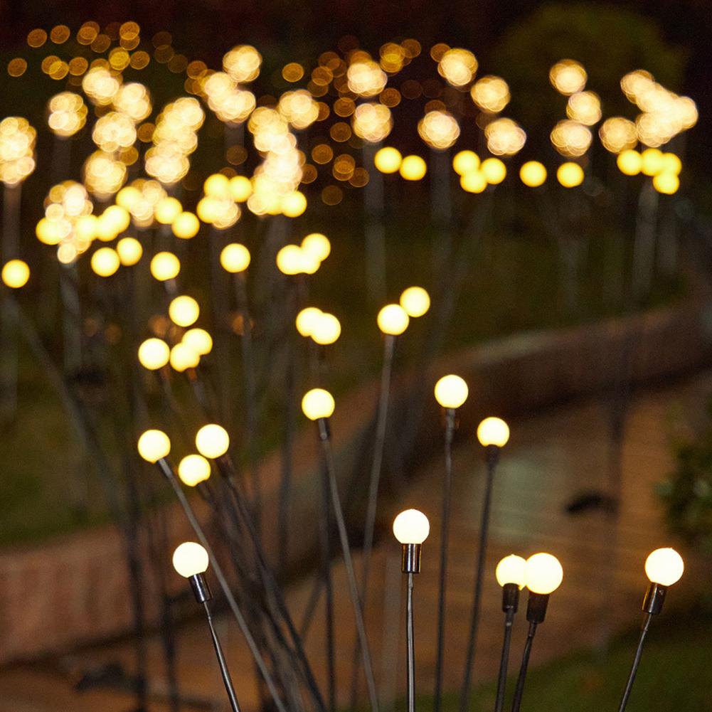 Swing Firefly Solar Lights Waterproof Landscape Solar Lamp Garden Decoration