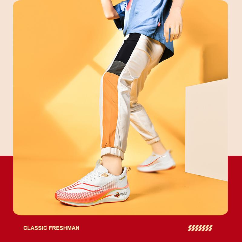 Мужская и женская обувь для бега Спортивная обувь Кроссовки 45 красный/белый — фото 5