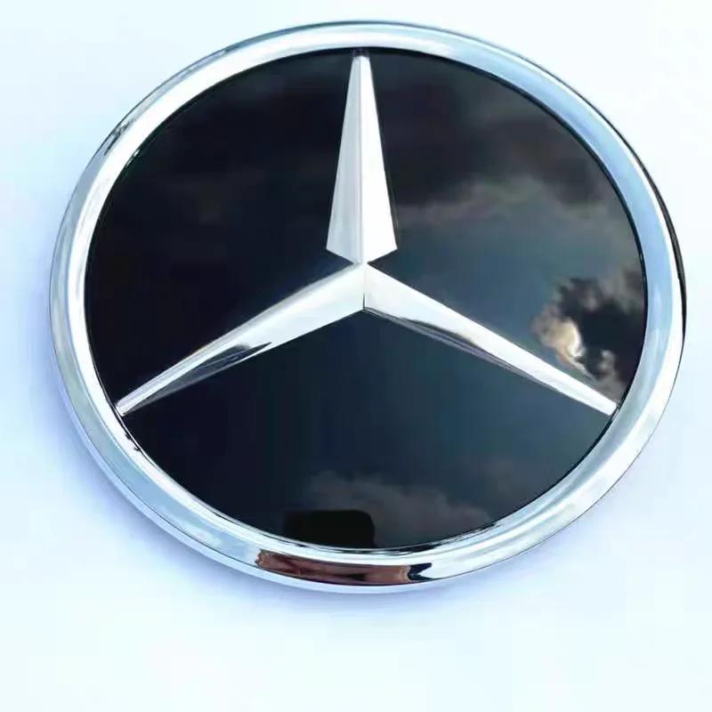 Car Sticker Benz 2026 New For Benz Grill Badge Flat Mirror Front Emblem For Mercedes-Benz ML-Class ML W166 2012-2015 GL X166 201