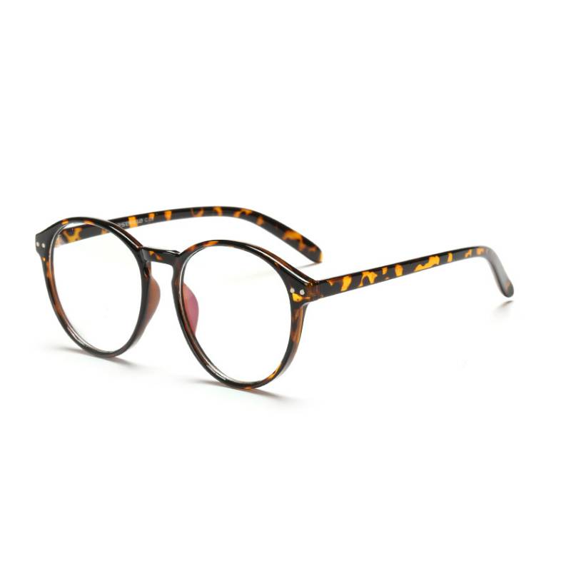 Retro Acetate Round Prescription Glasses Frame Women Men Optical Myopia Photochromic Eyewear 0 -0.5 -1.0 -2.0 To -6.0