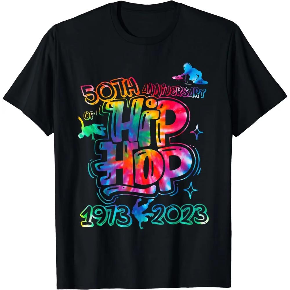 HIP-HOP 50 YEARS OLD SINCE 1973 THE BRONX NEW YORK CITY T-Shirt Men Women Short-sleev Unisex Summer Streetwear Casual Tee Shirt