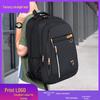 Men's Large Capacity Travel Backpack - Solid Color, Fashionable for Business & College Students
