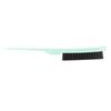 Hair Teasing Brush Men Women Salon Nylon Hair Rat Tail Teasing Brush for Back Combing Styling Tool Green